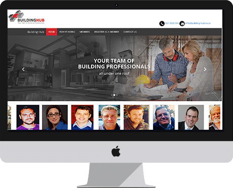 Buildinghub - A team of Building Professianals Website Design