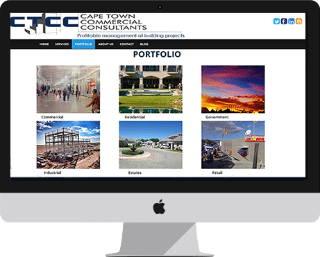 Cape Town Commercial Consultants (CTCC) Website Design